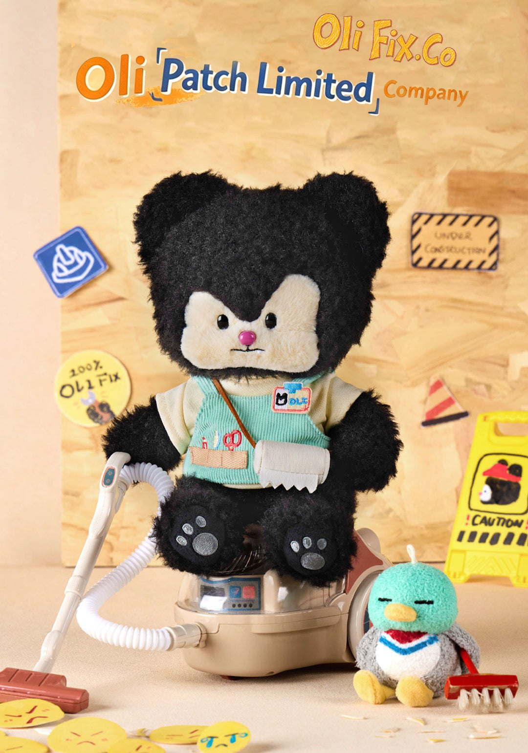 Bobo Nuts | "Oli Fix.Co" Bearly Repairing Plush Toy 