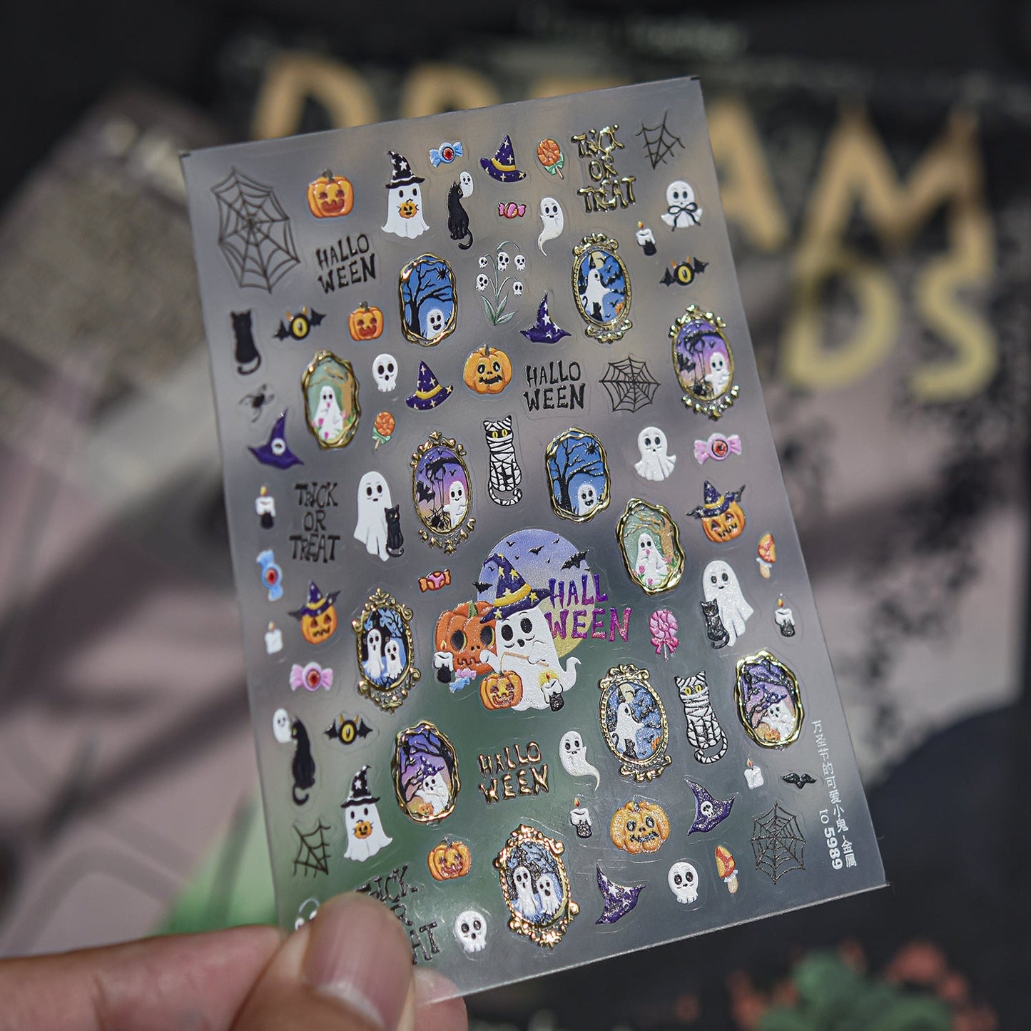Hello Claws | Halloween Pumpkin Nail Deco Stickers 