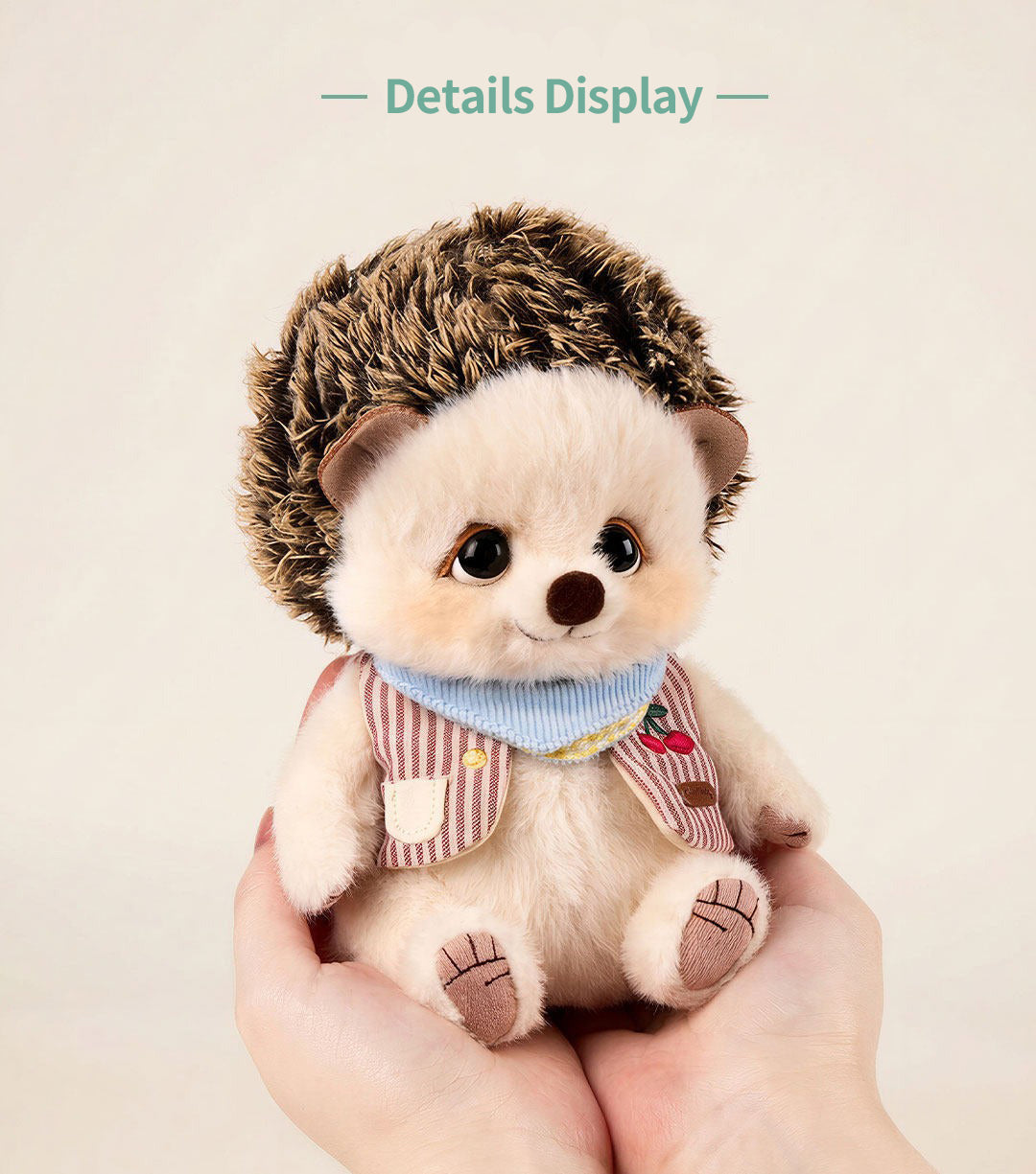 Bobo Nuts | Motty Hedgehog Cherry Holiday Plush Toy 