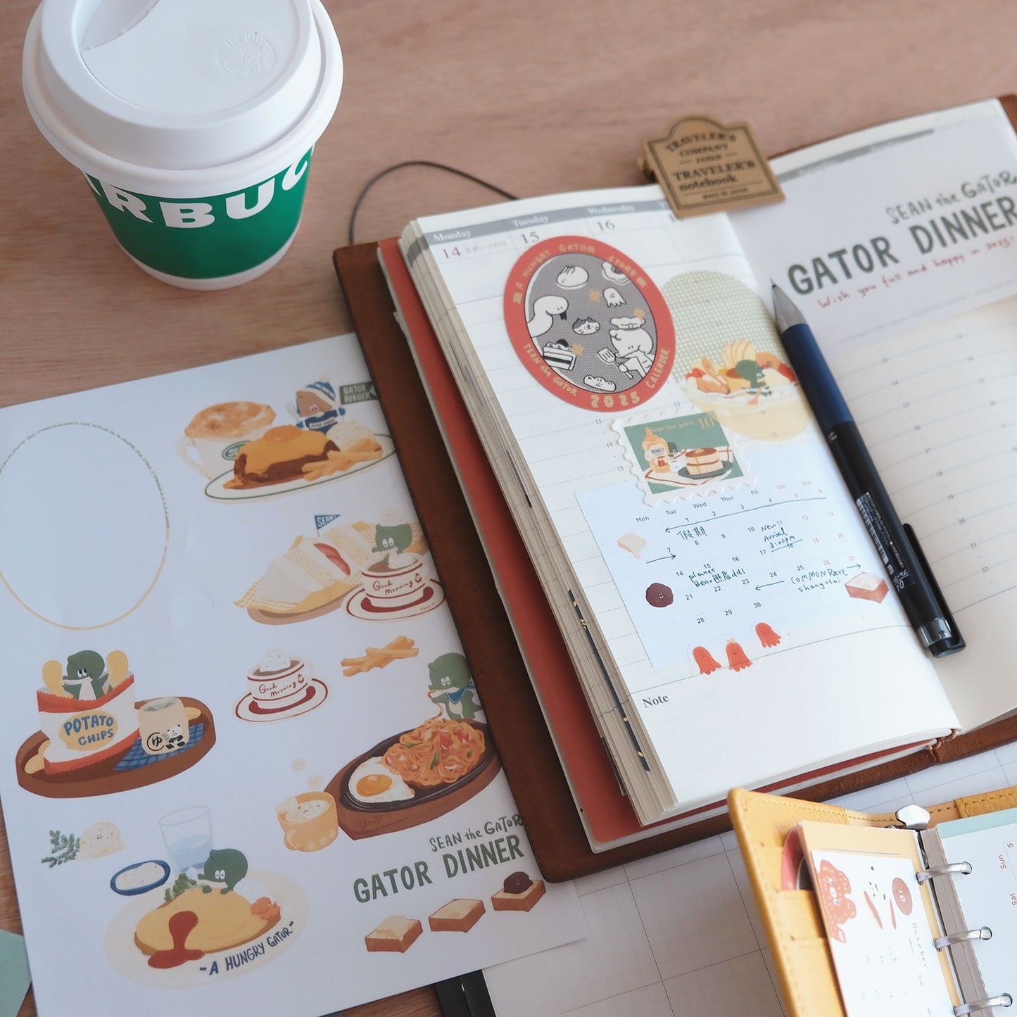 A Gator Life | Gator Japanese Desserts Sticker