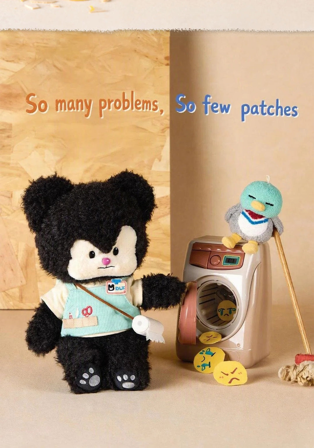 Bobo Nuts | "Oli Fix.Co" Bearly Repairing Plush Toy 