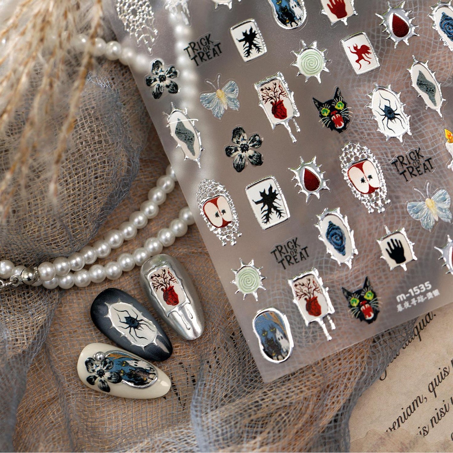 Hello Claws | Halloween Ghost Nail Deco Stickers 