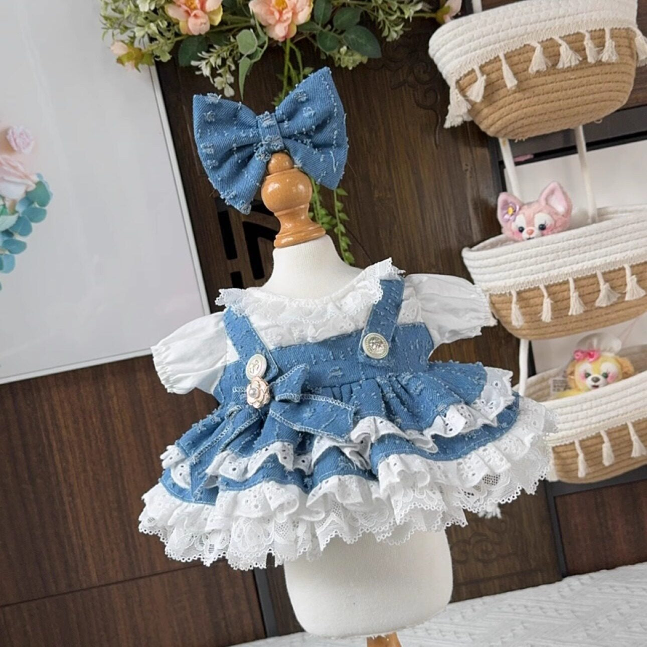 Sewing | Blue Jeans Doll Princess Dress 