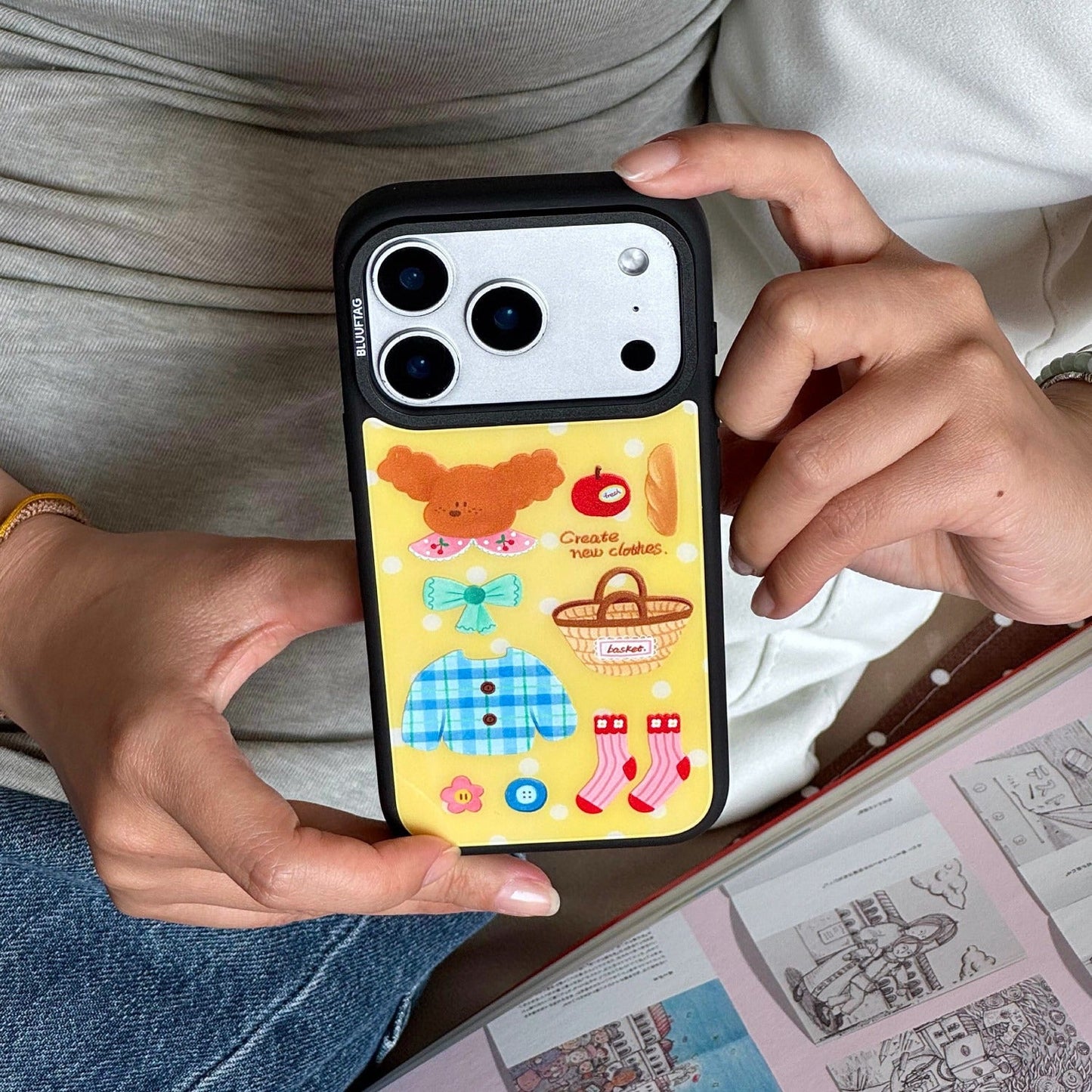 Bluuf Tag | Spring Wardrobe Black Phone Case 