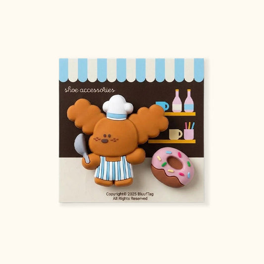 Bluuf Tag | Doggie & Donut Shoe Charms 