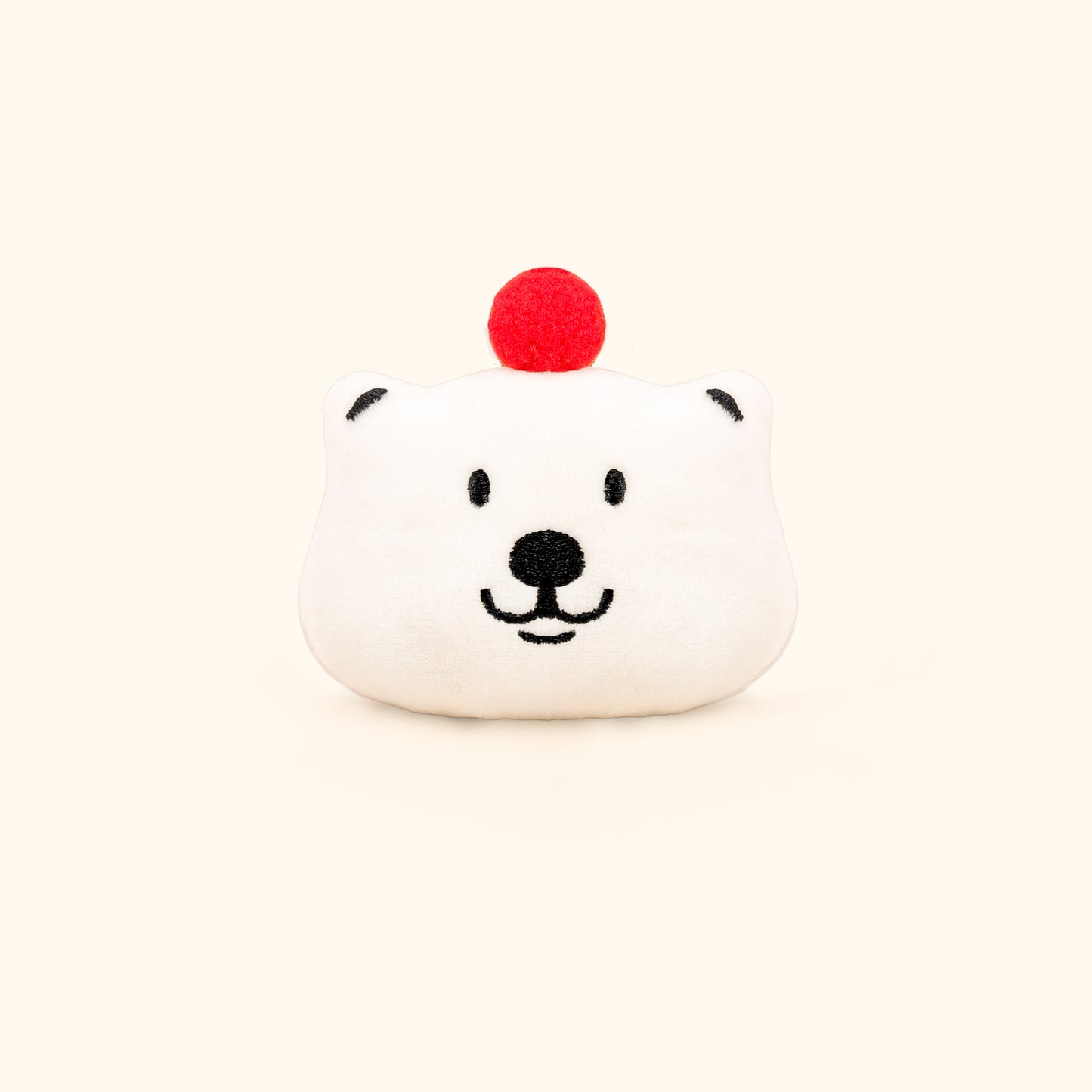 Daily White | Fluffy White Polar Bear Plush Charm