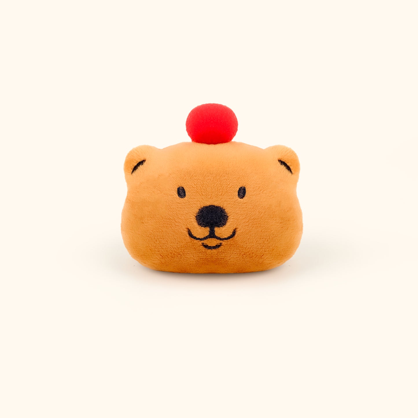 Daily White | Fluffy Brown Polar Bear Plush Charm