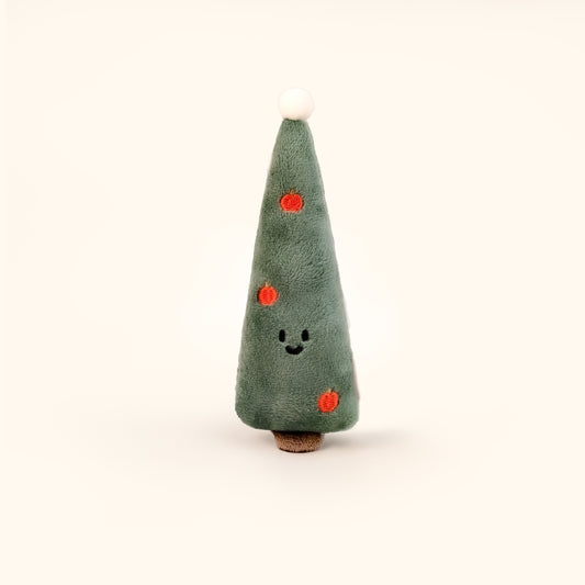 Daily White | Spiky Christmas Tree Plush Charm