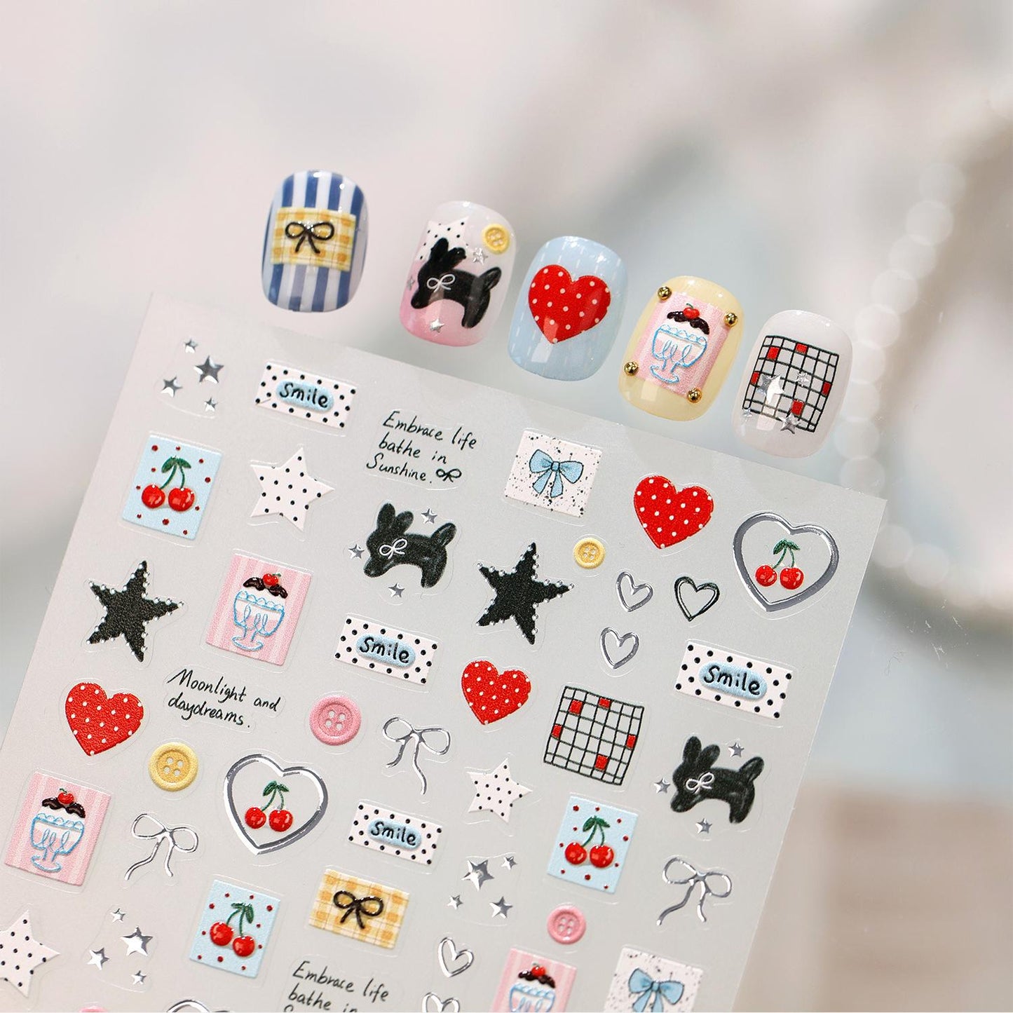 Hello Claws | Cartoon Nail Deco Sticker 