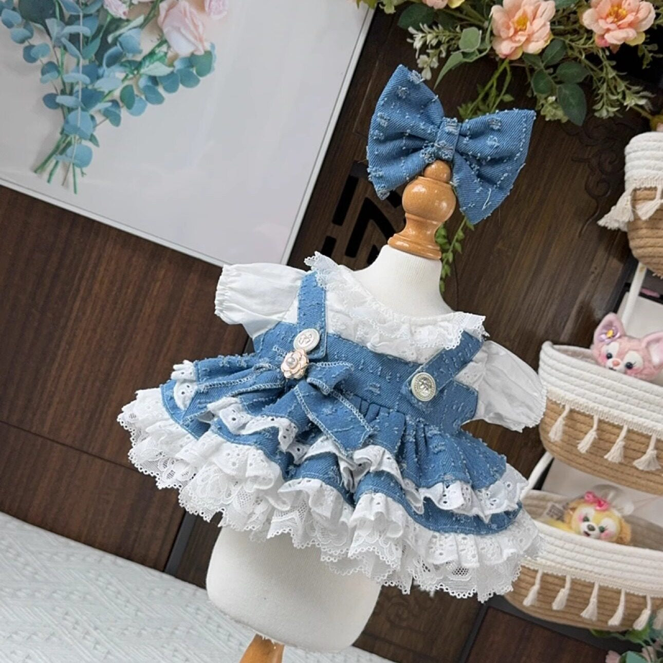 Sewing | Blue Jeans Doll Princess Dress 