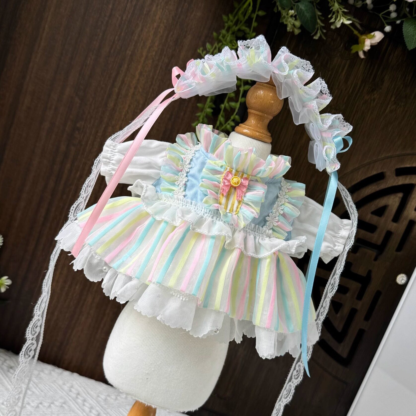 Sewing | Rainbow Candy Doll Princess Dress 