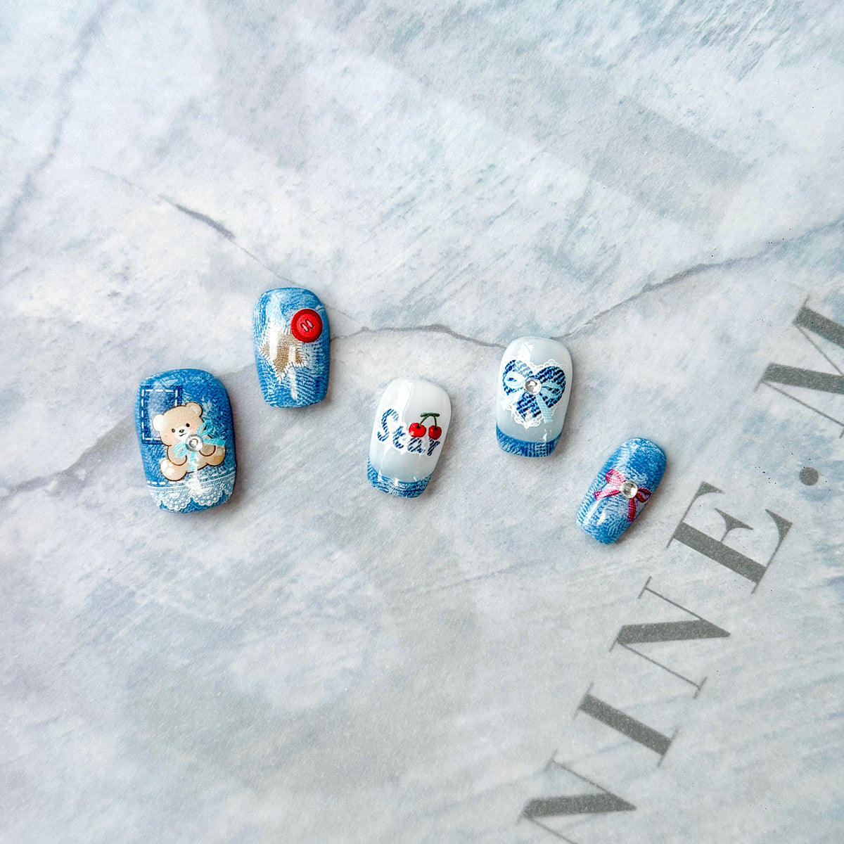 Hello Claws | Cowboy Bear Press-on Nail 