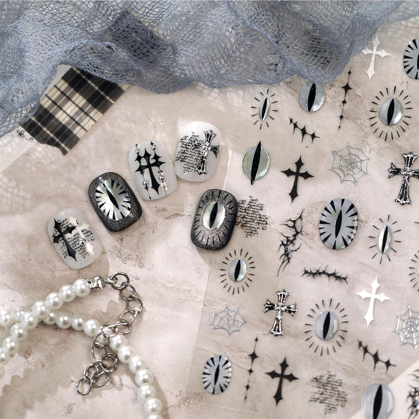 Hello Claws | Halloween Ghost Nail Deco Stickers 