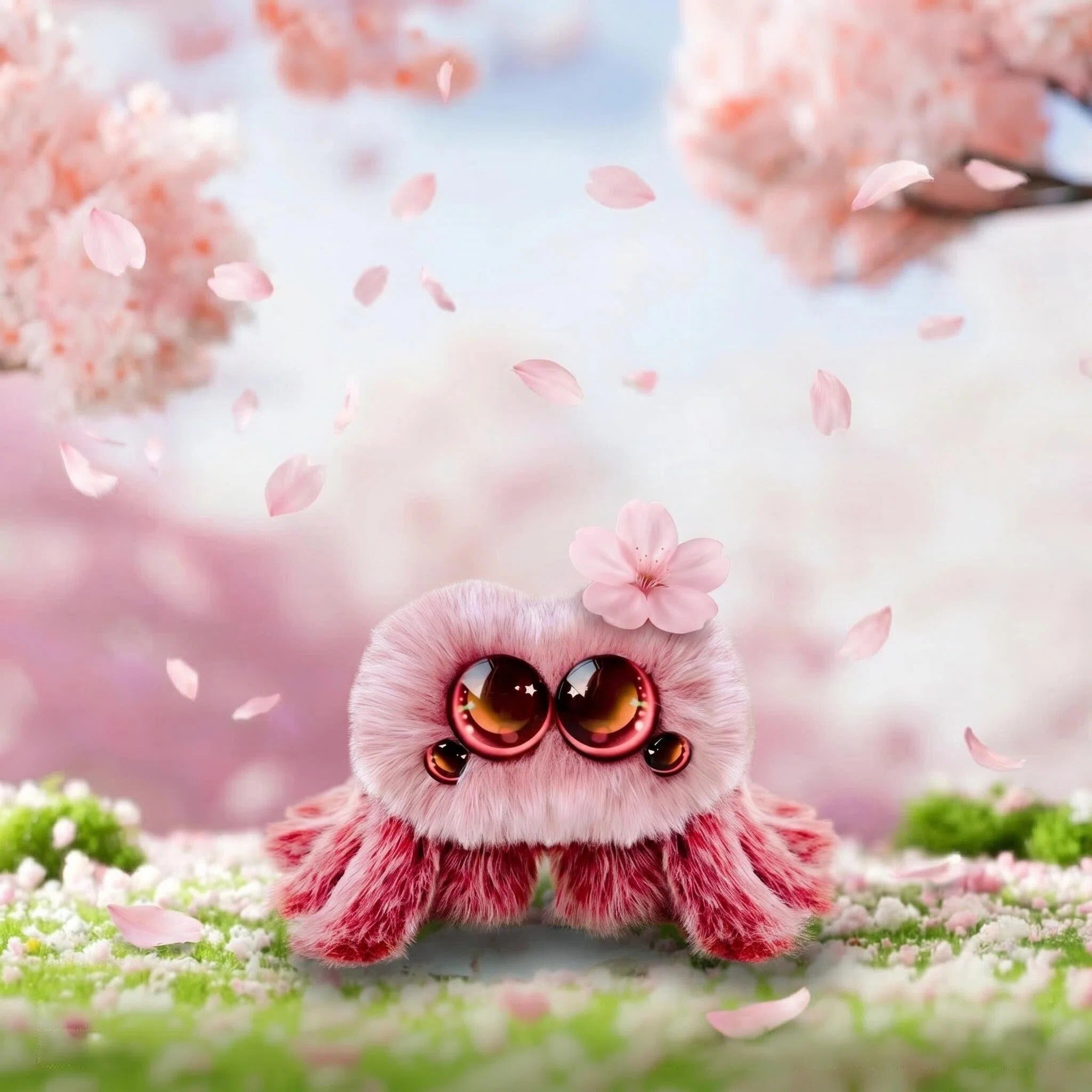 置物 pink spider Snowball | Pink Spider Plush Toy – LuLuFun Studio