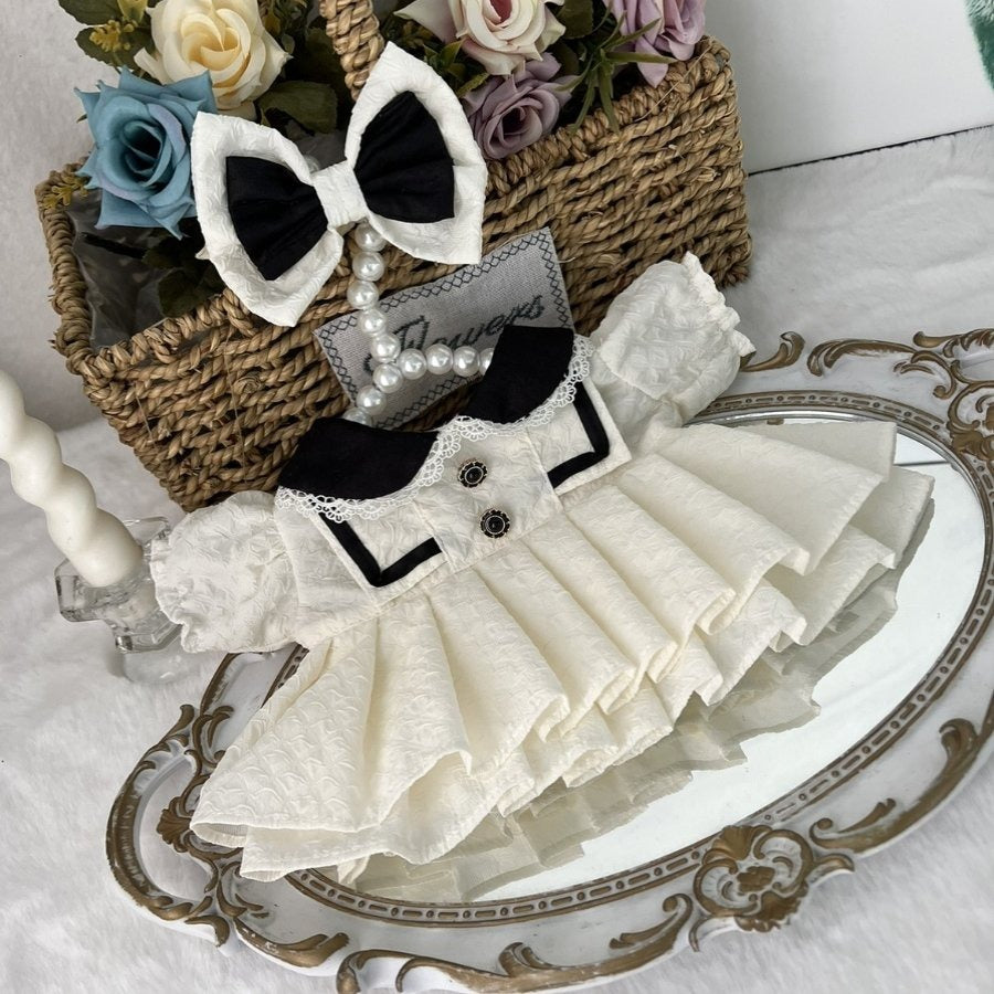 Sewing | White Doll Princess Dress 