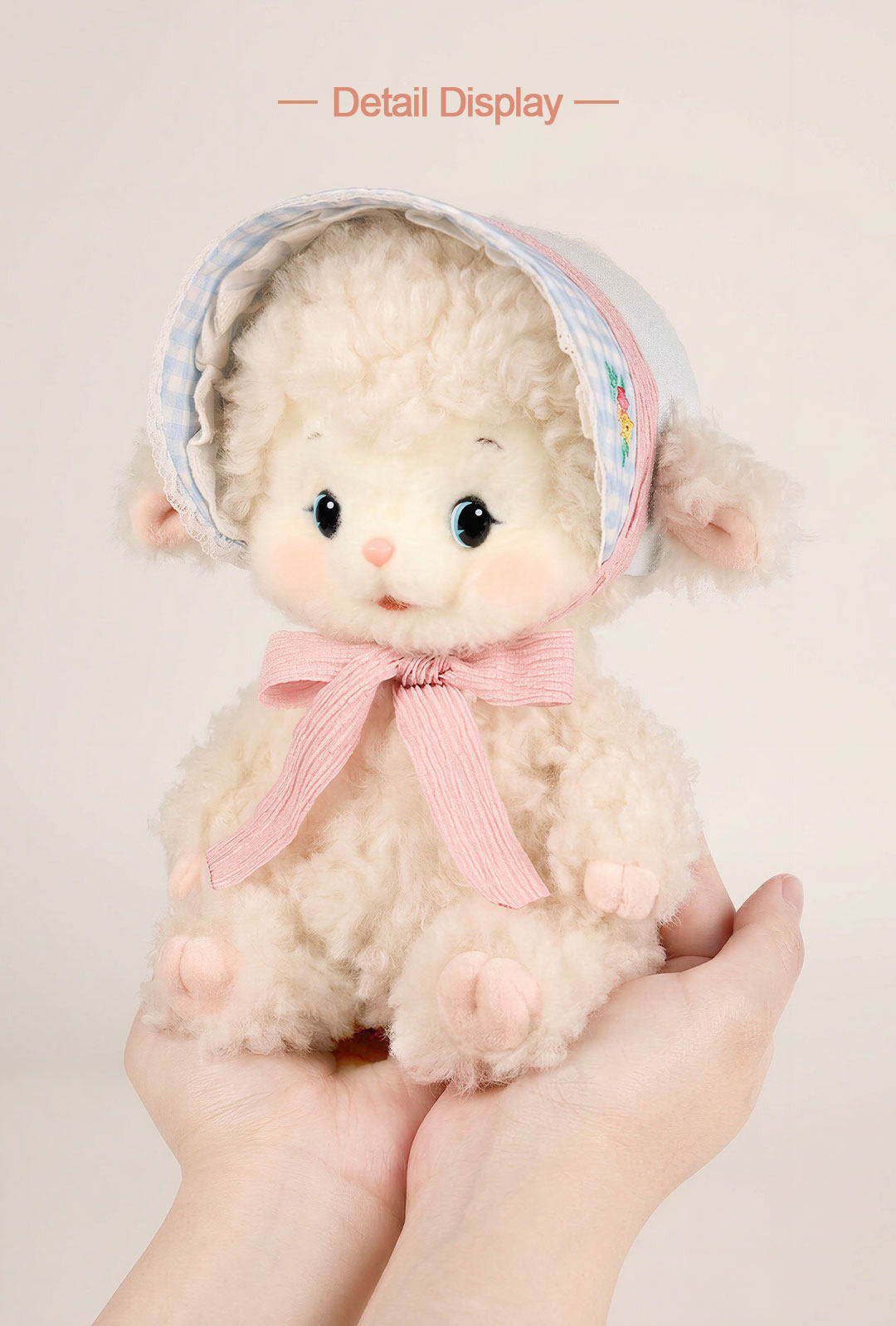 Pre-sale! Bobo Nuts | Miru Lamb Breeze Letter Plush Toy 