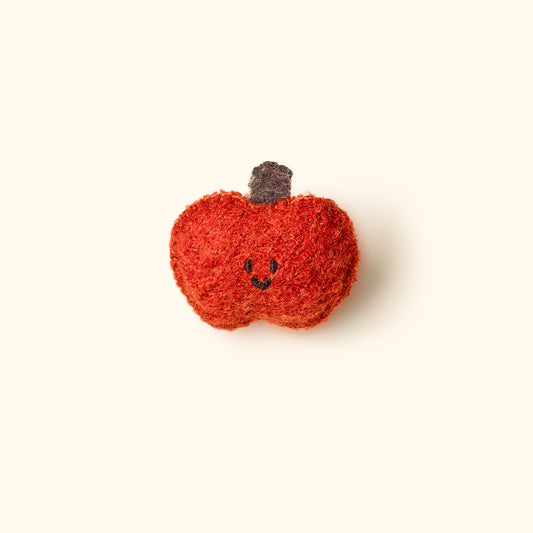 Daily White | Apple Woollen Brooch