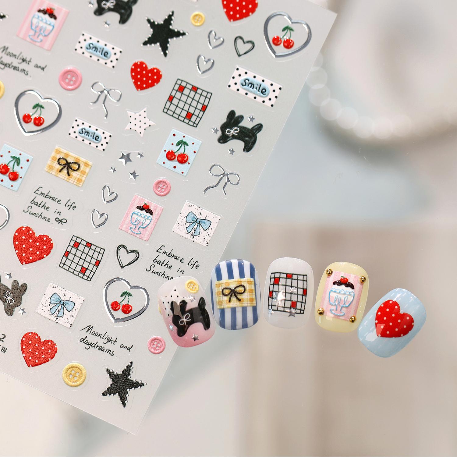 Hello Claws | Cartoon Nail Deco Sticker 