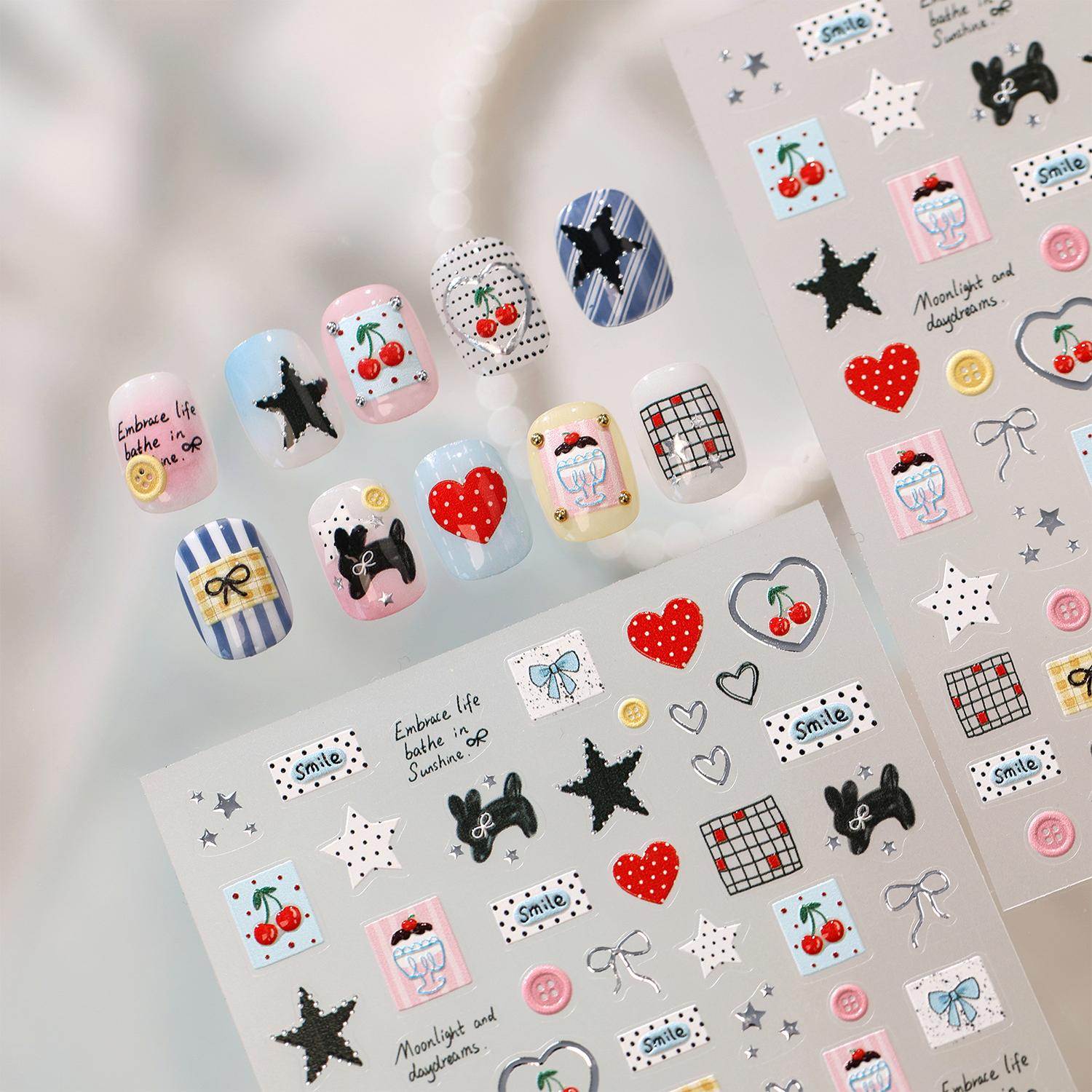 Hello Claws | Cartoon Nail Deco Sticker 