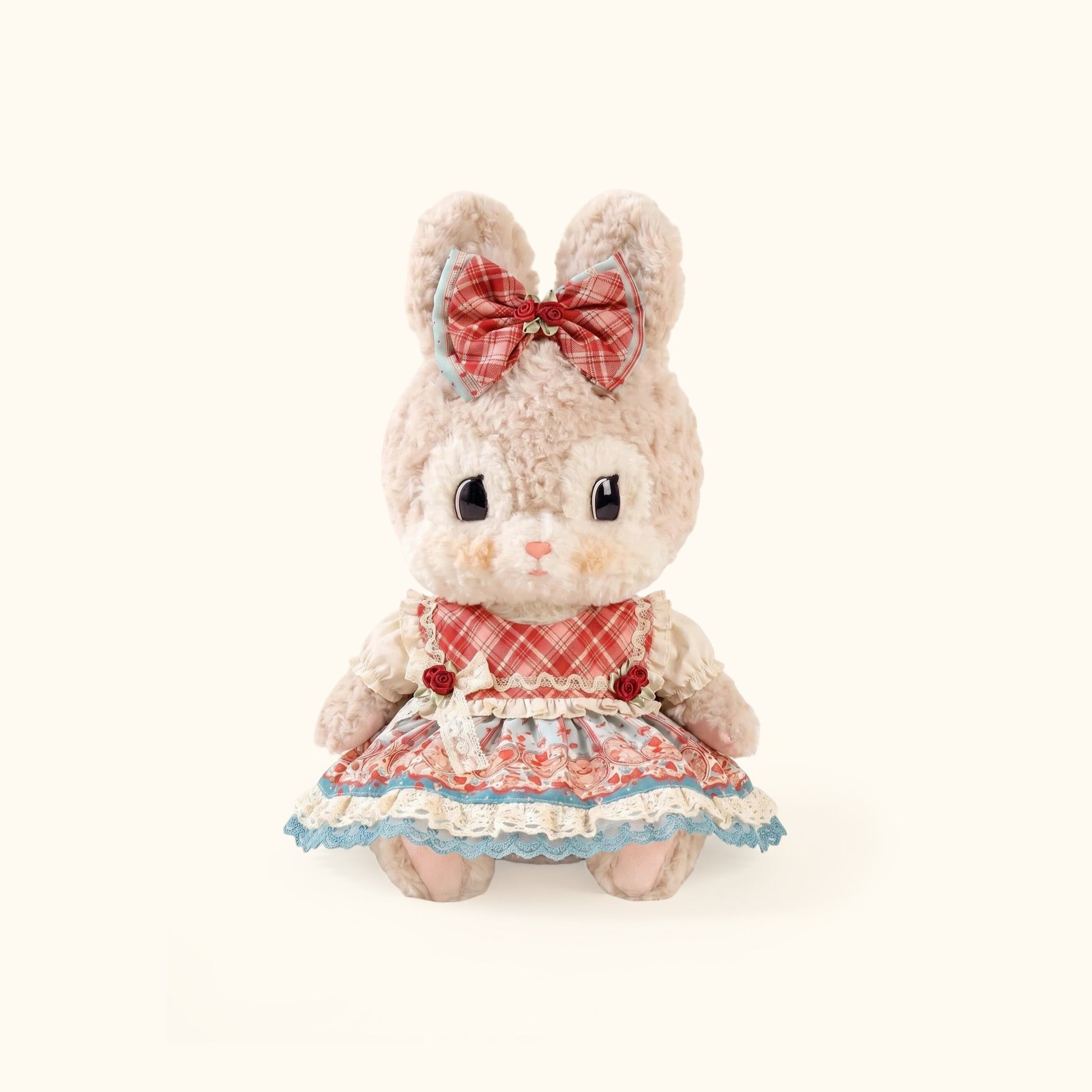 Sewing | Red Grid Doll Princess Dress 