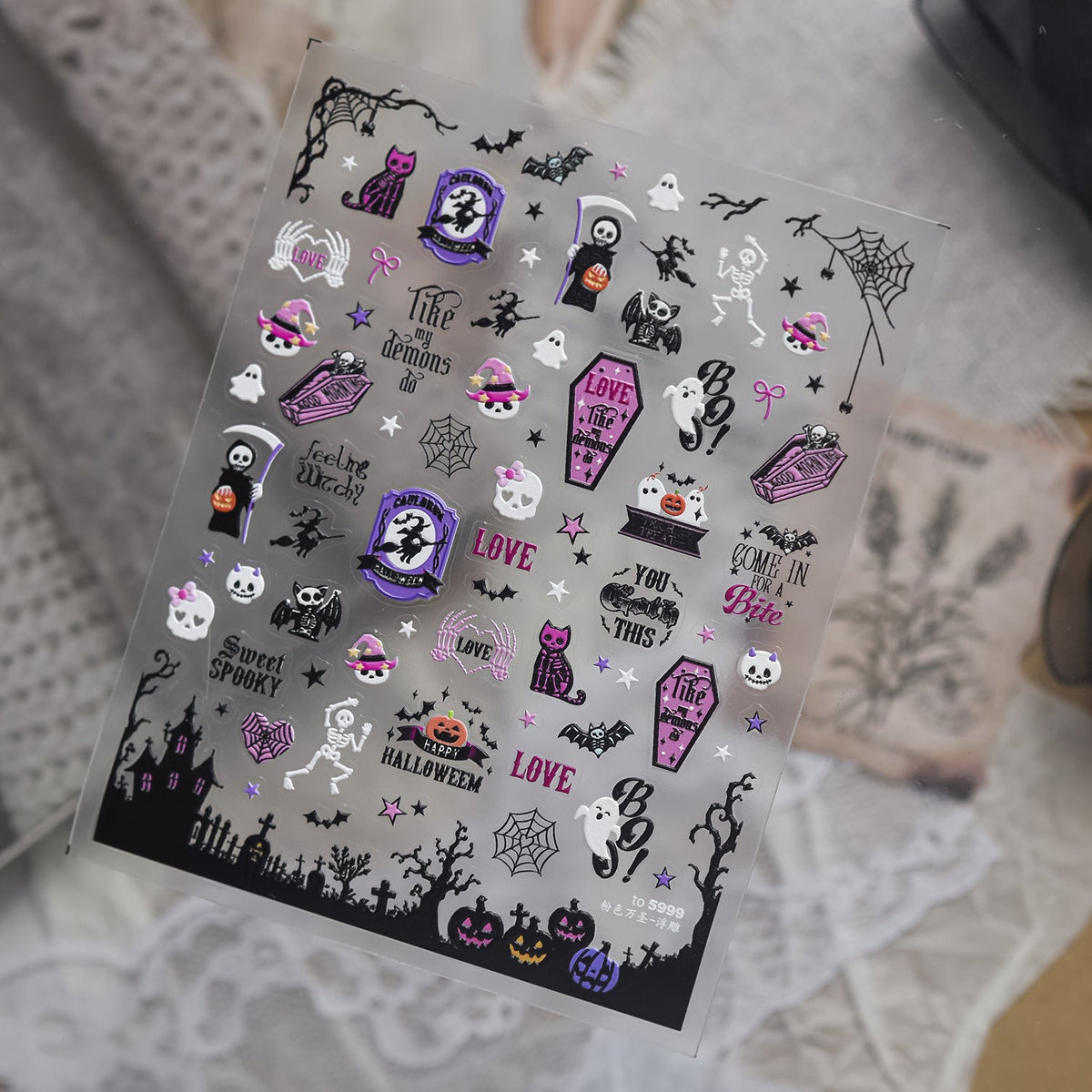 Hello Claws | Halloween Night Nail Deco Stickers 