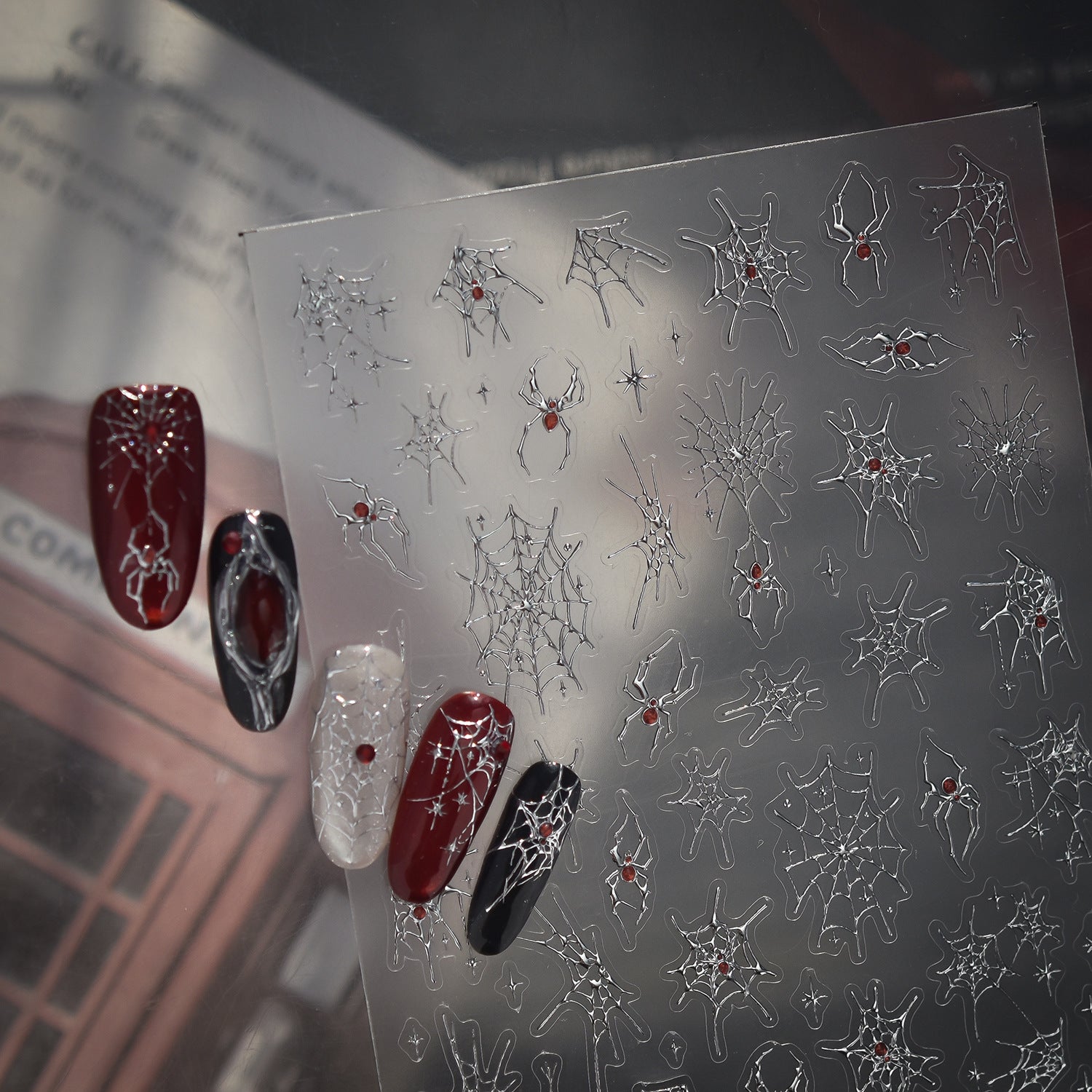 Hello Claws | Halloween Spider Nail Deco Stickers 