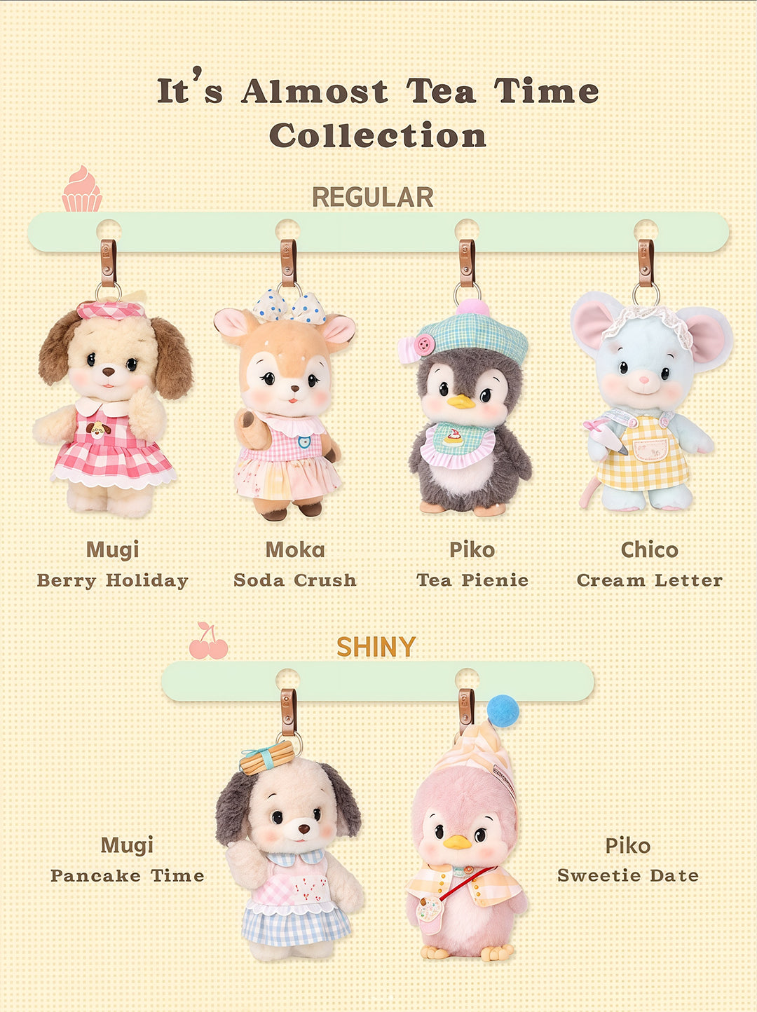 Bobo Nuts | It's Almost Tea Time Plush Toy Bag Charm 
