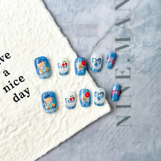Hello Claws | Cowboy Bear Press-on Nail 