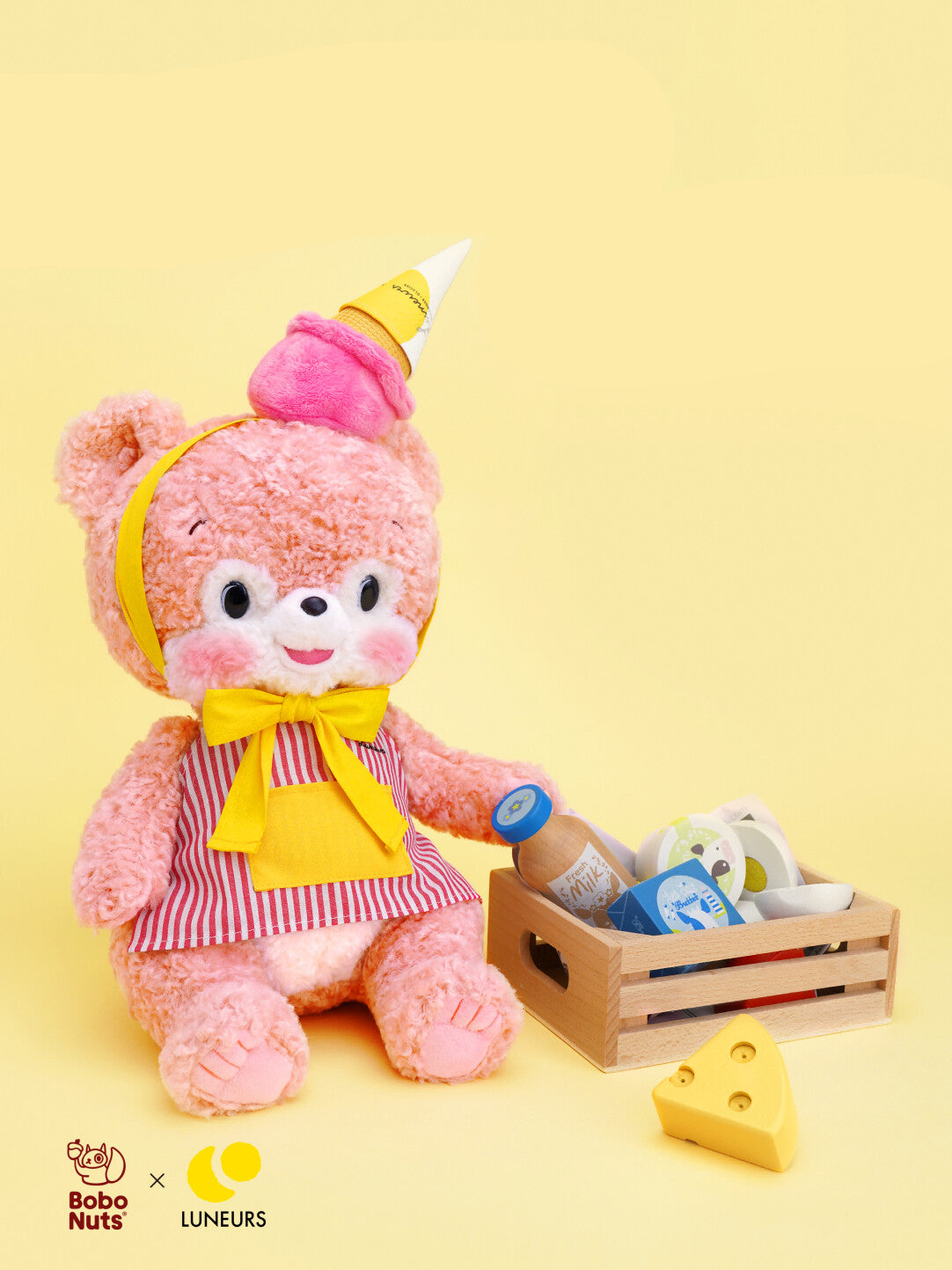 Bobo Nuts | Pâtissier Nikkie Bear Plush Toy 