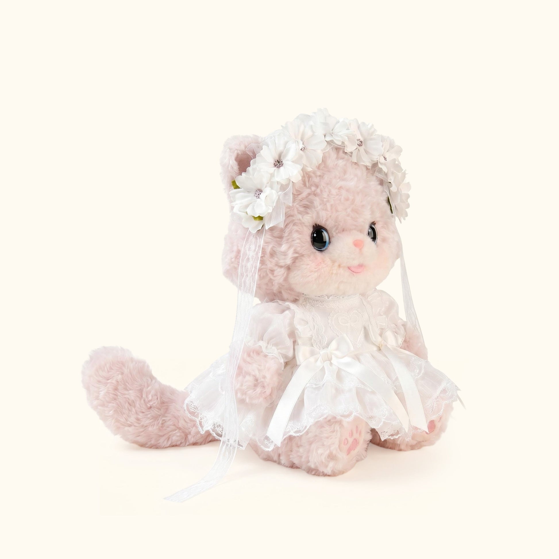 Sewing | White Flower Doll Princess Dress 