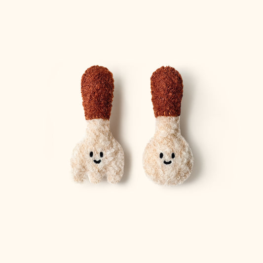 Daily White | Spoon And Fork Woollen Brooch