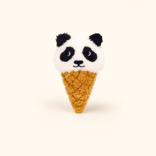 Daily White | Panda Ice Cream Cone Plush Charm