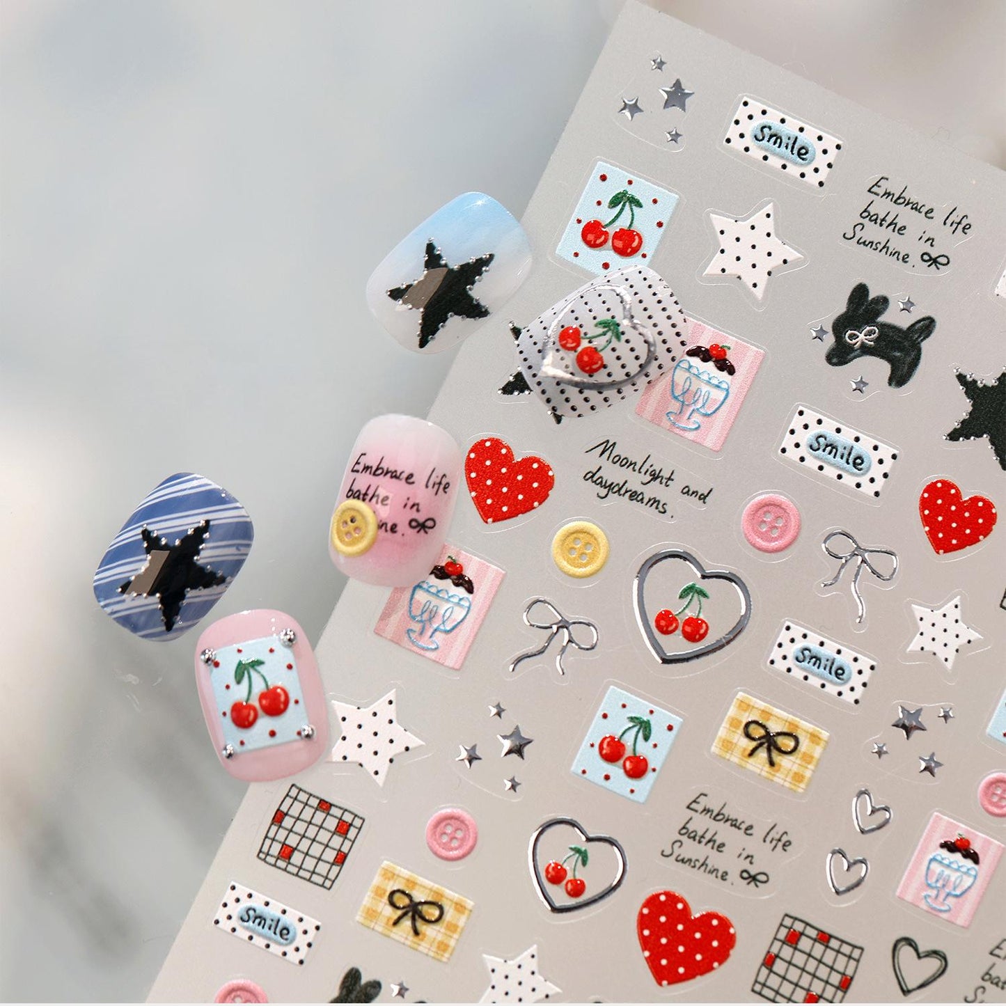Hello Claws | Cartoon Nail Deco Sticker 