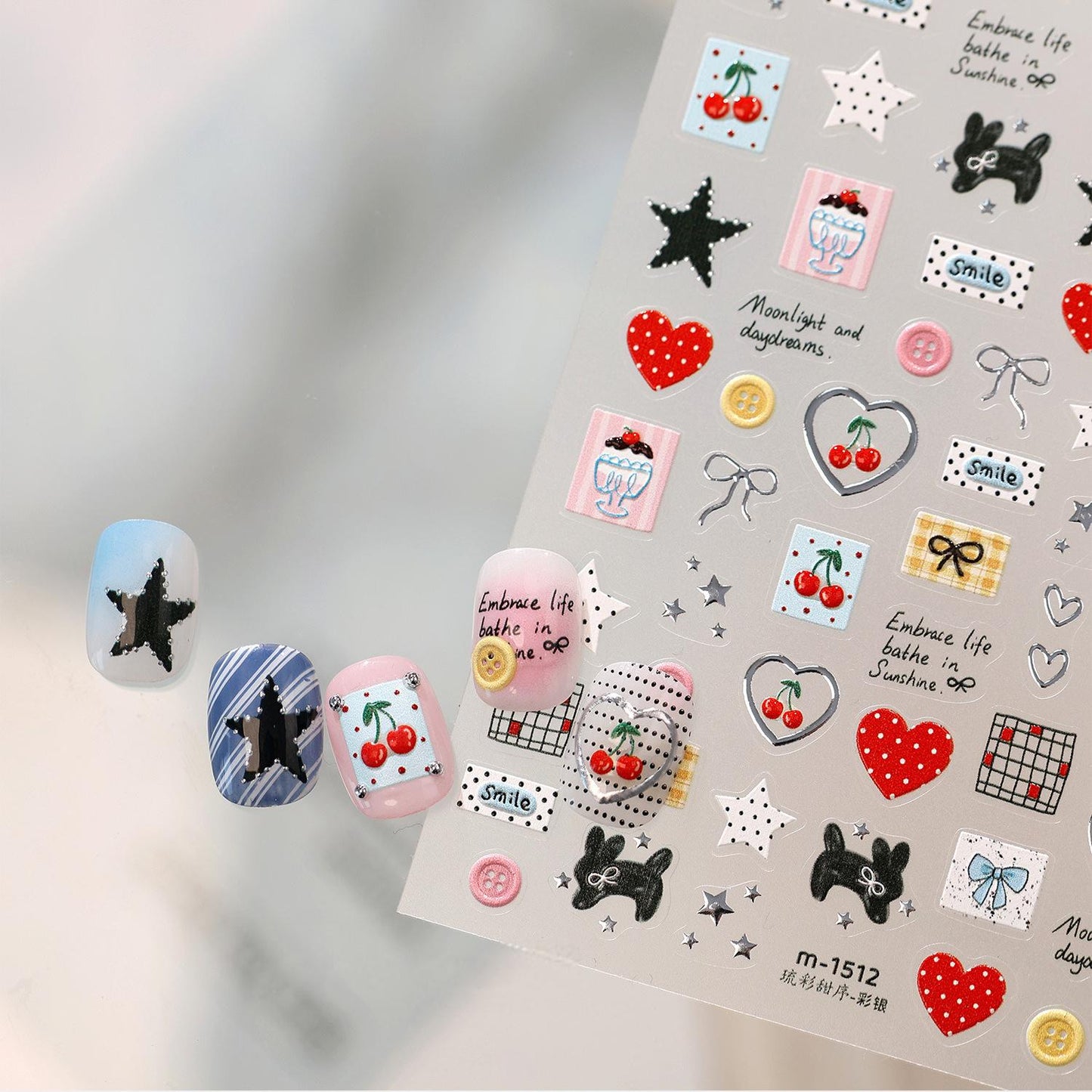 Hello Claws | Cartoon Nail Deco Sticker 