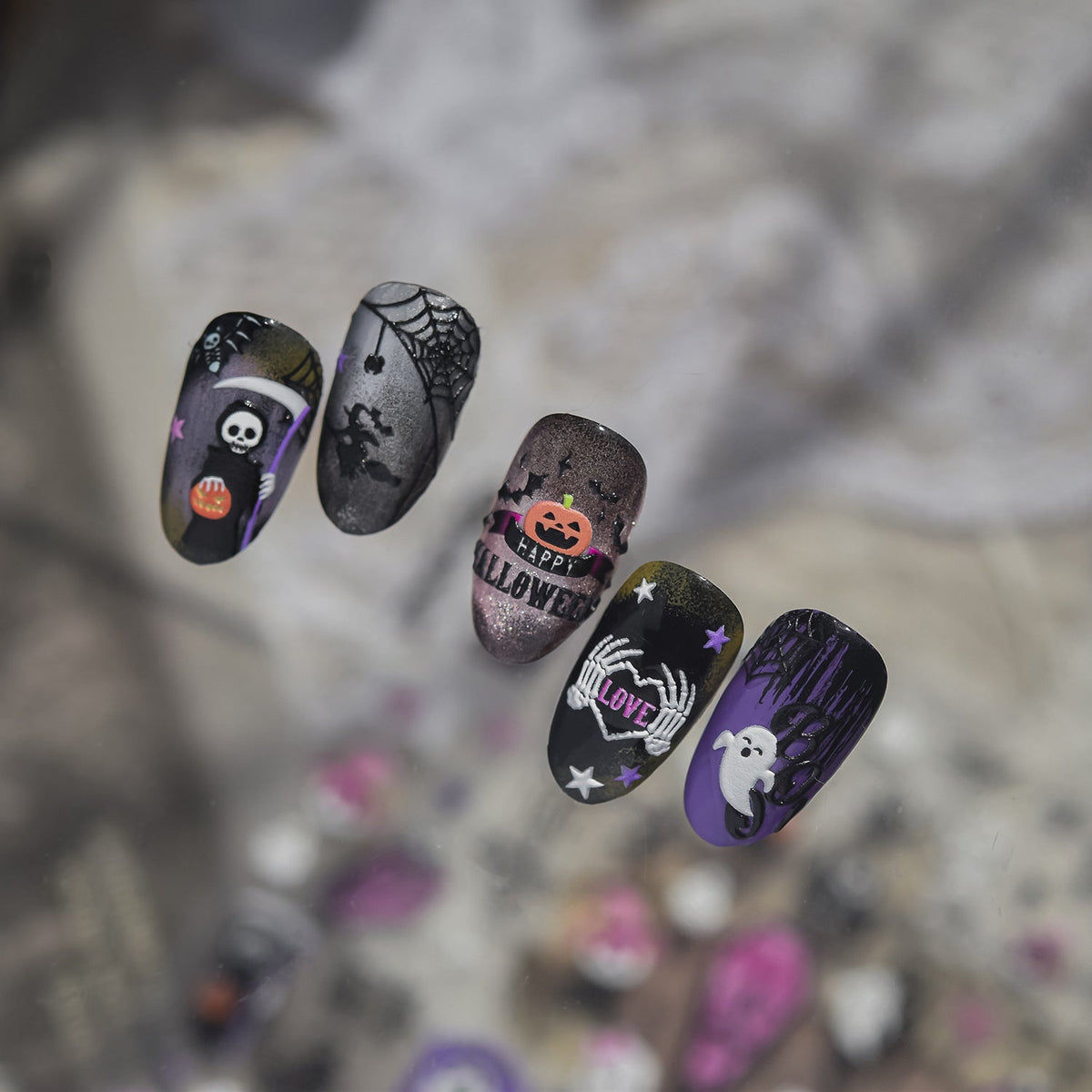 Hello Claws | Halloween Night Nail Deco Stickers 