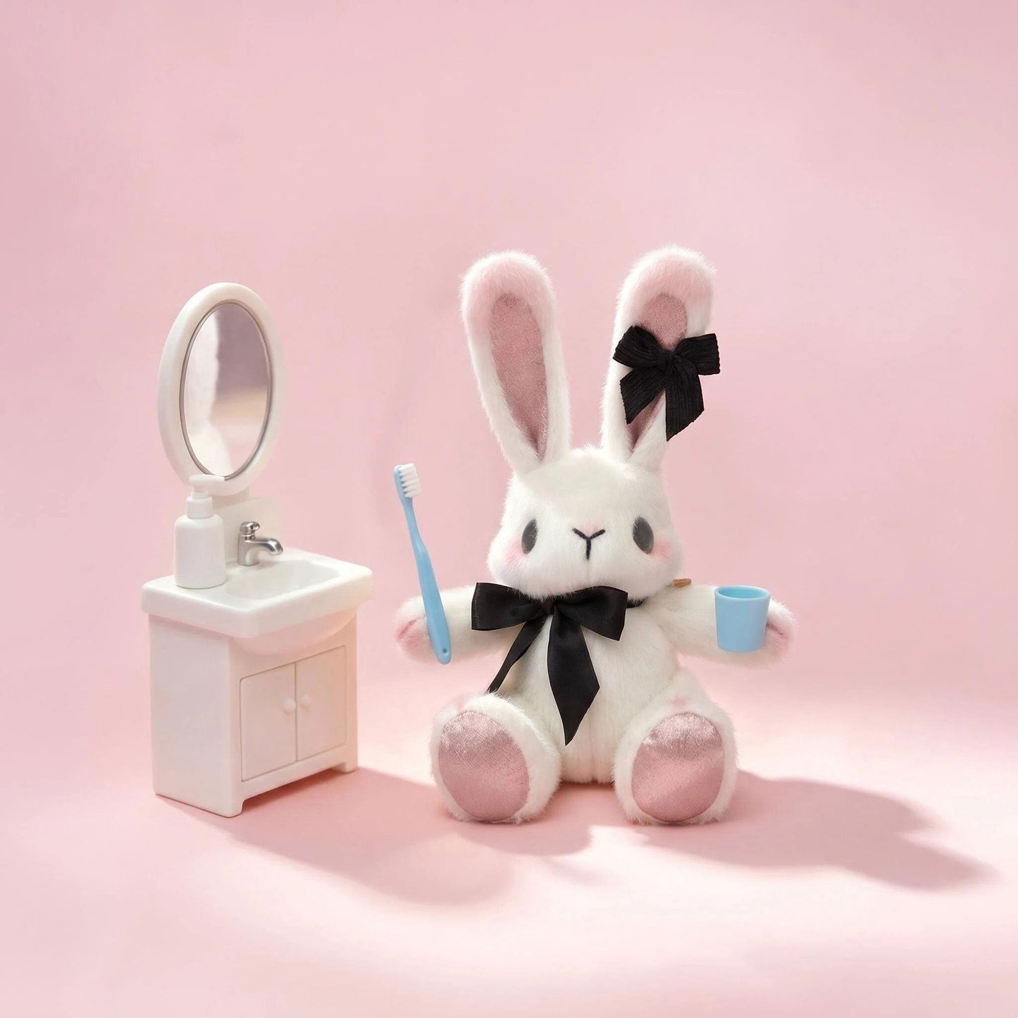 Snowball | Cream Bunny Plush Toy 