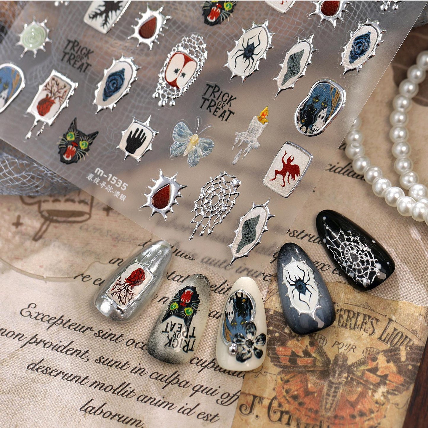 Hello Claws | Halloween Ghost Nail Deco Stickers 