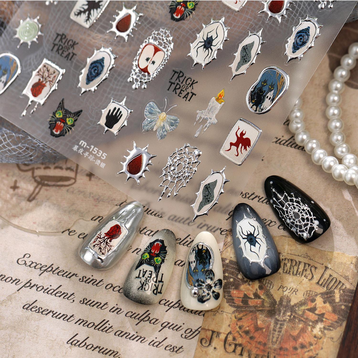 Hello Claws | Halloween Ghost Nail Deco Stickers 