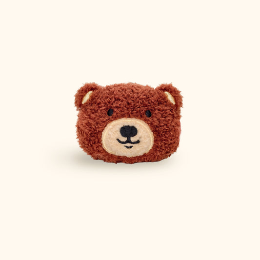 Daily White | Brown Bear Plush Charm