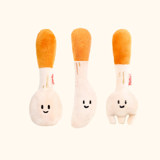Daily White | Spoon And Fork Plush Charm