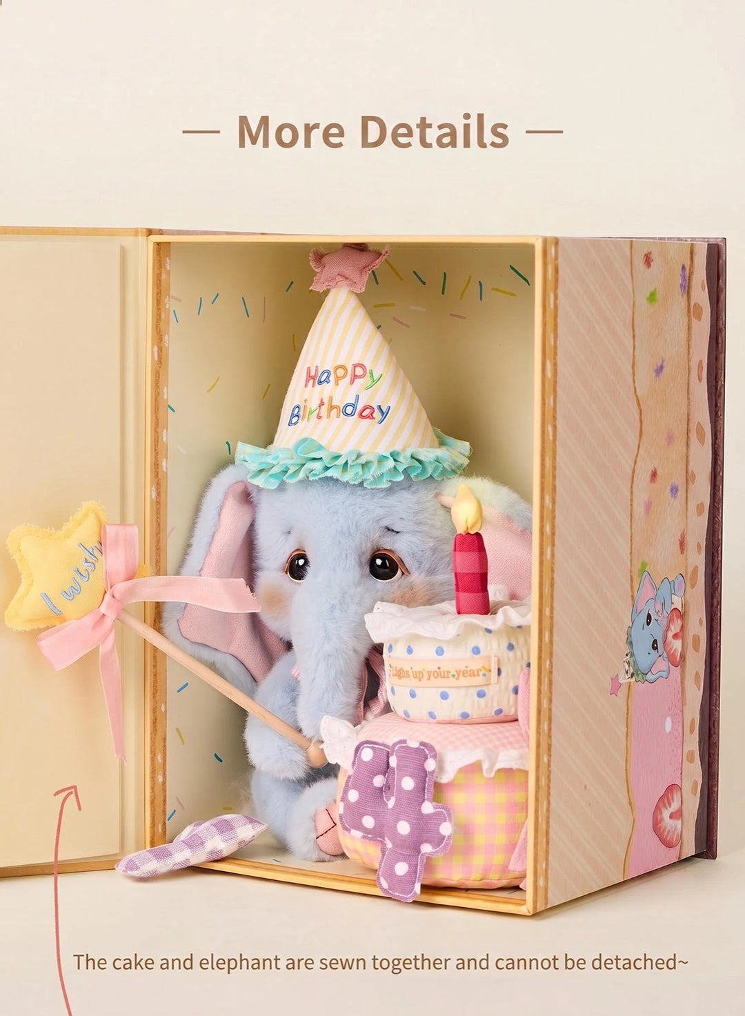 Bobo Nuts | Rubii Elephant Birthday Party Plush Toy 