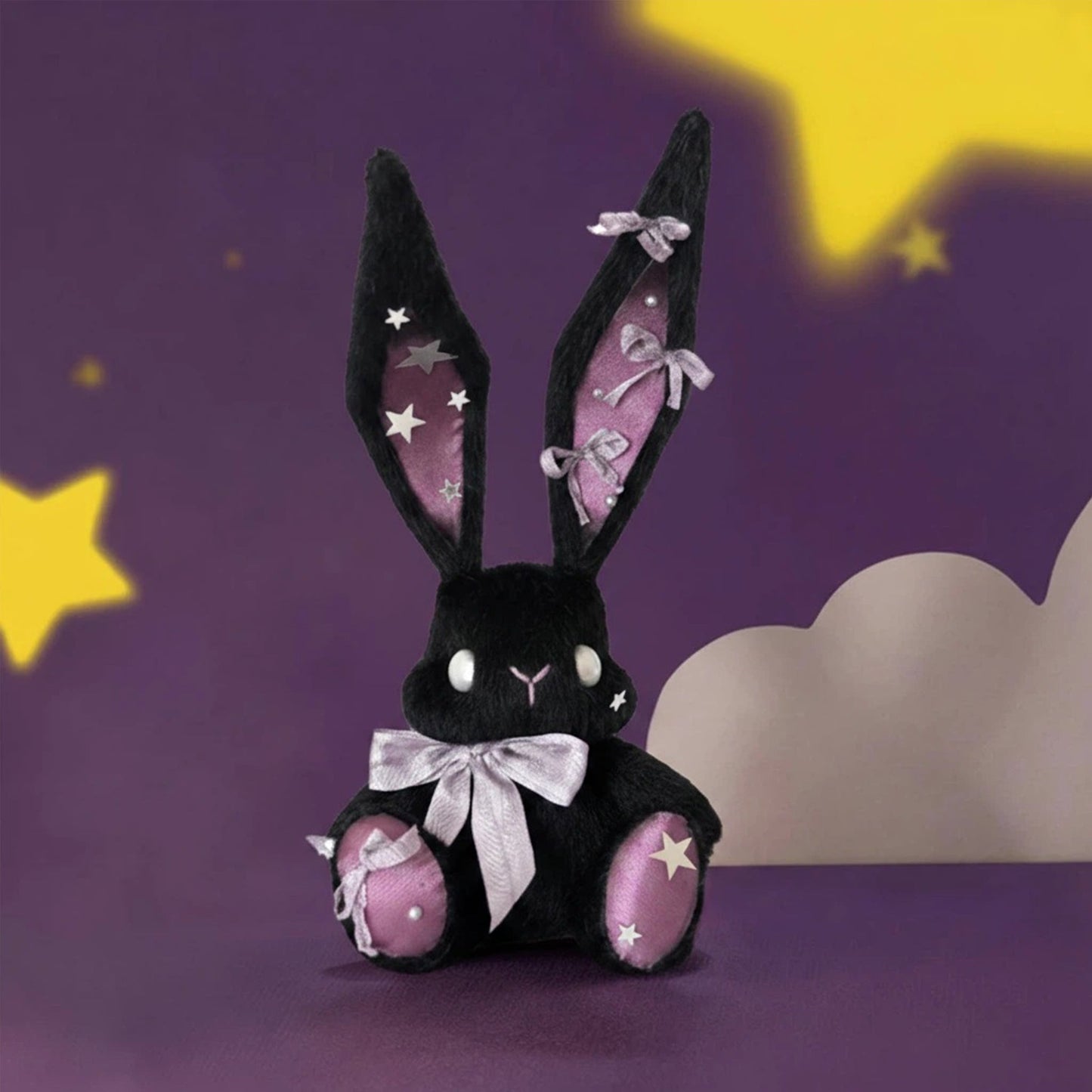 Snowball | Black Bunny Plush Toy 