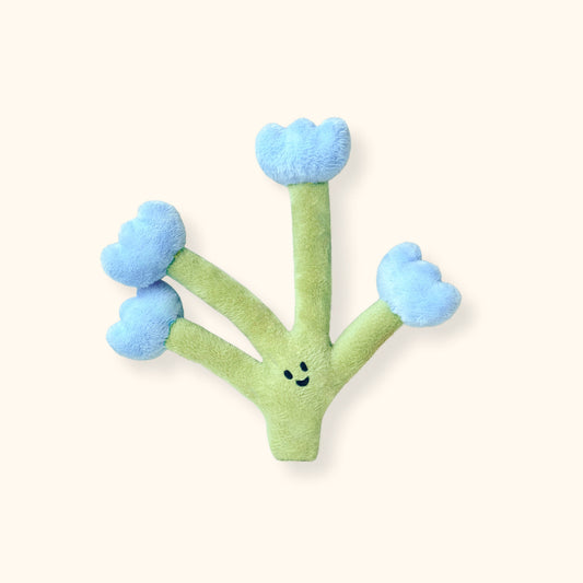 Daily White | Baby Blue Eye Plush Charm 
