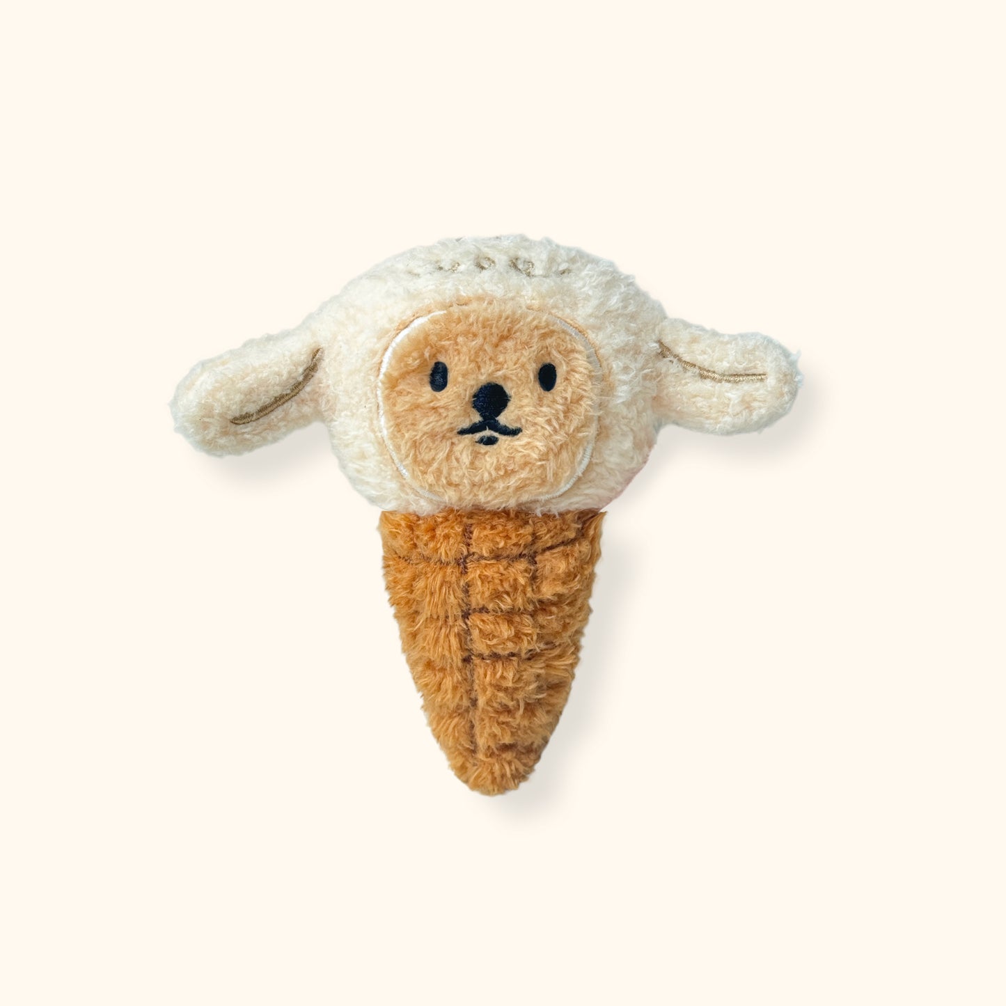 Daily White | Lamb Ice Cream Cone Plush Charm