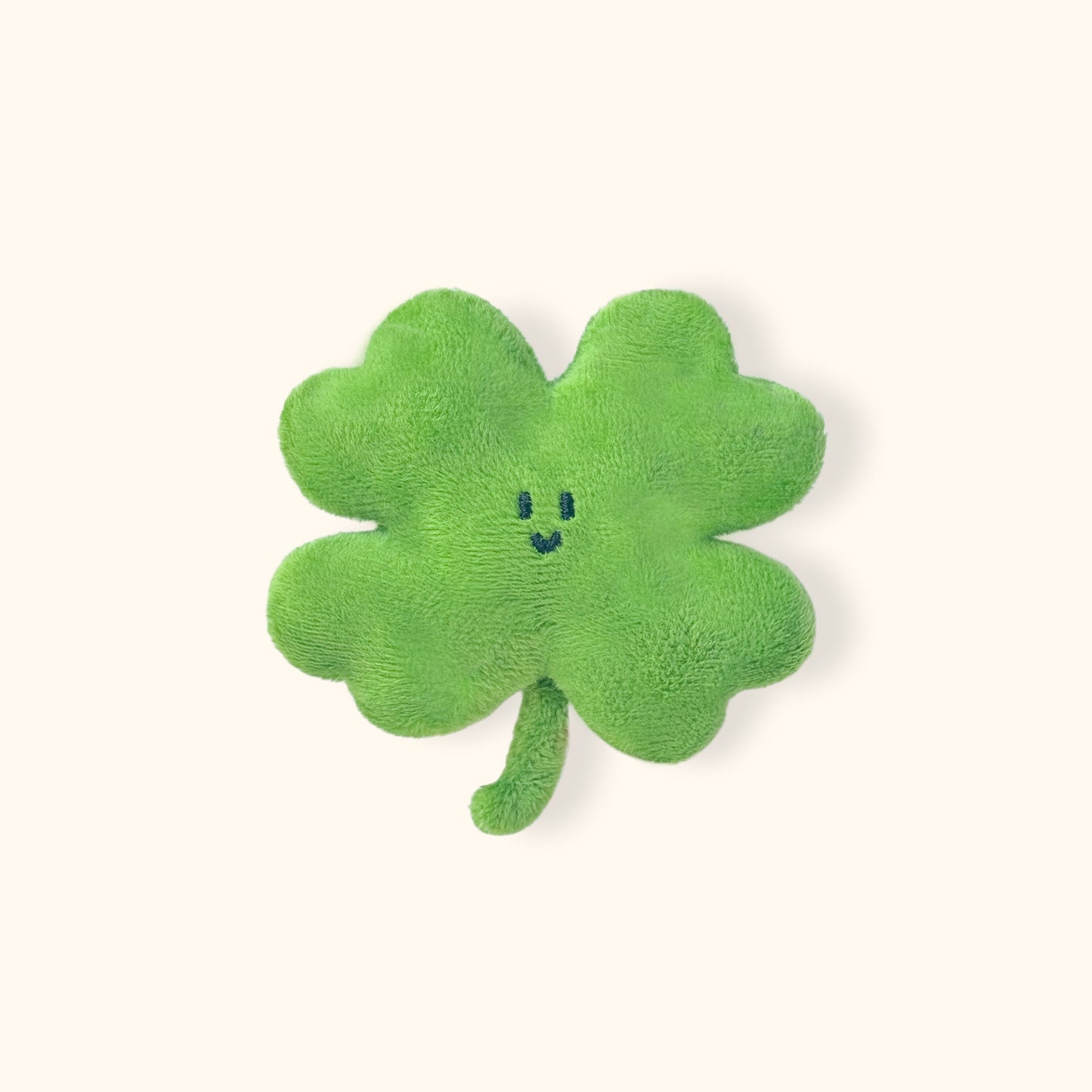 Daily White | Lucky Clover Plush Charm 