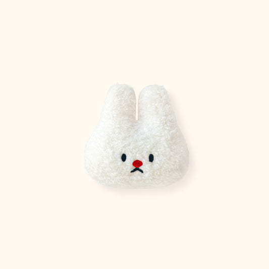 Daily White | Bunny Head Plush Charm