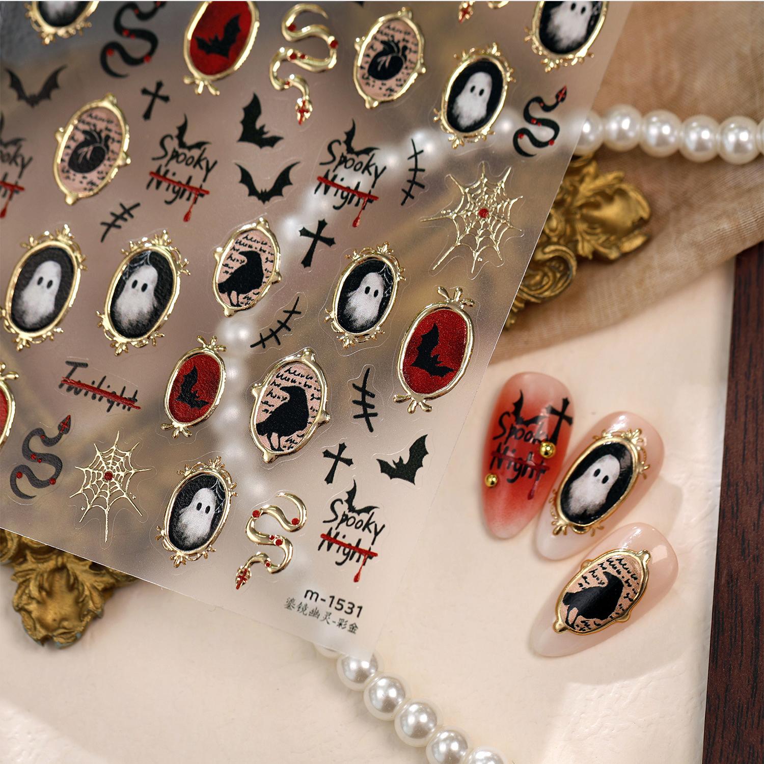 Hello Claws | Halloween Ghost Nail Deco Stickers 