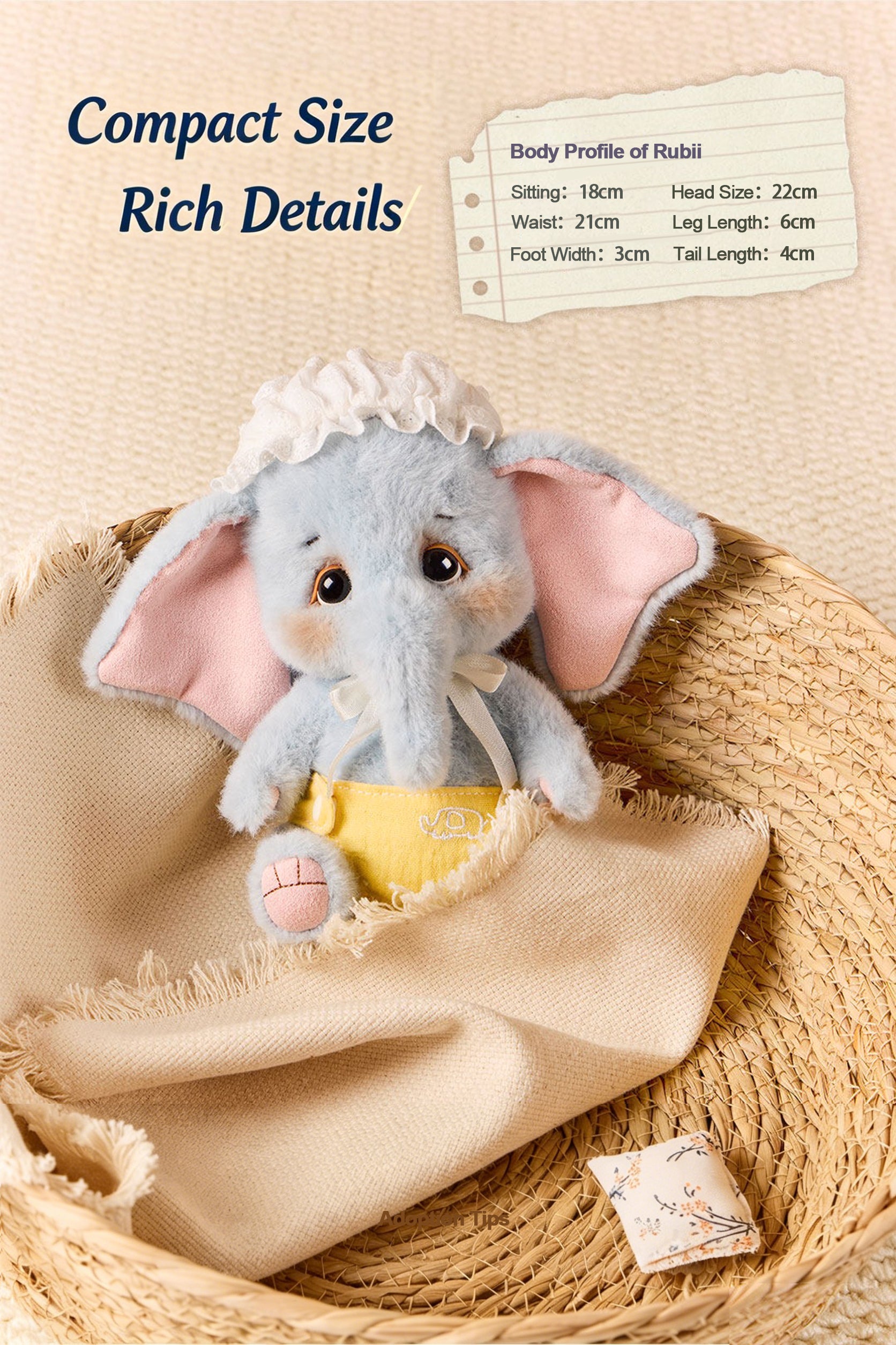 Bobo Nuts | Rubii Elephant Childish Wish Plush Toy 