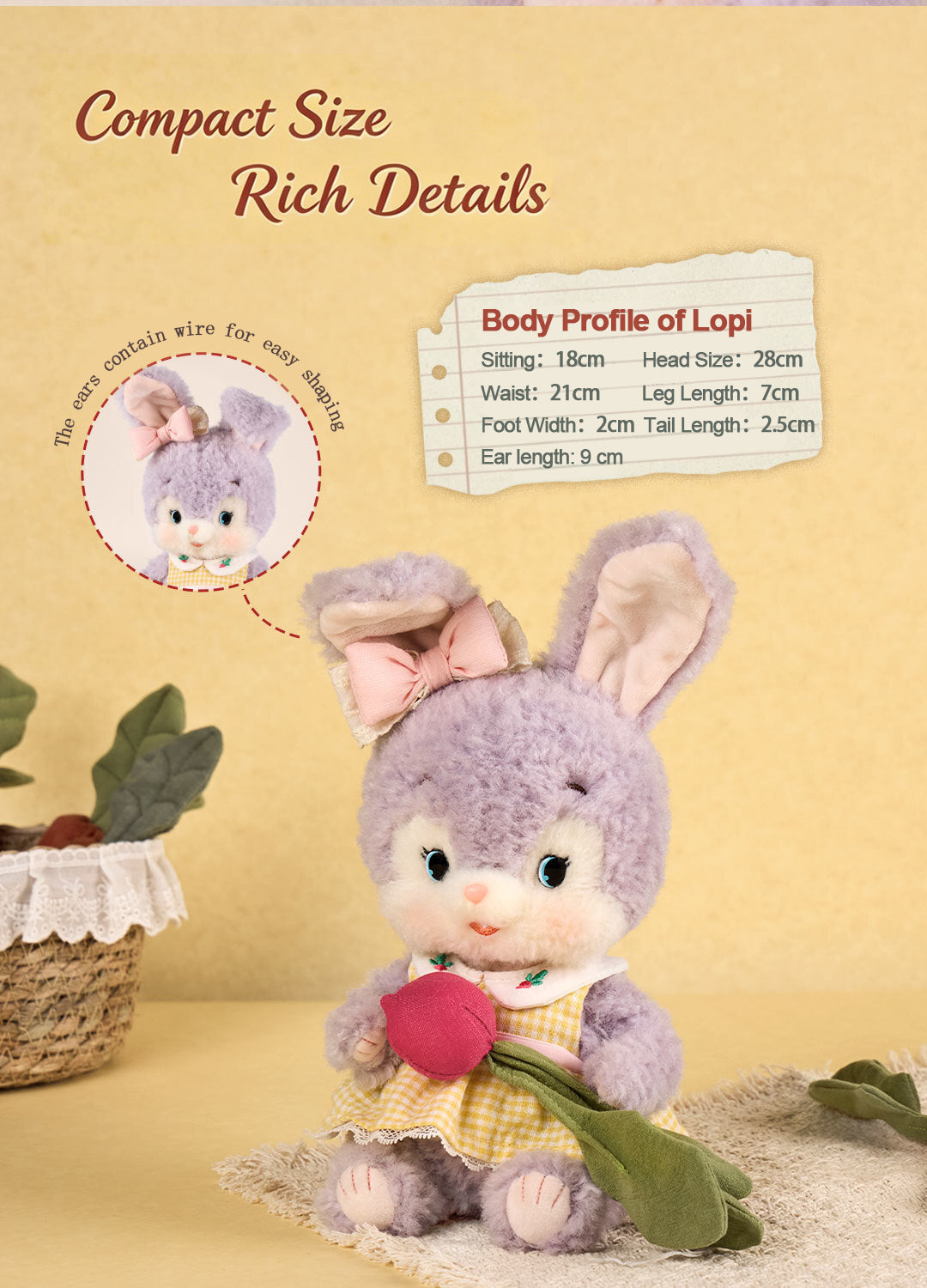 Pre-sale! Bobo Nuts | Lopi Bunny Gather Light In The Wild Plush Toy 