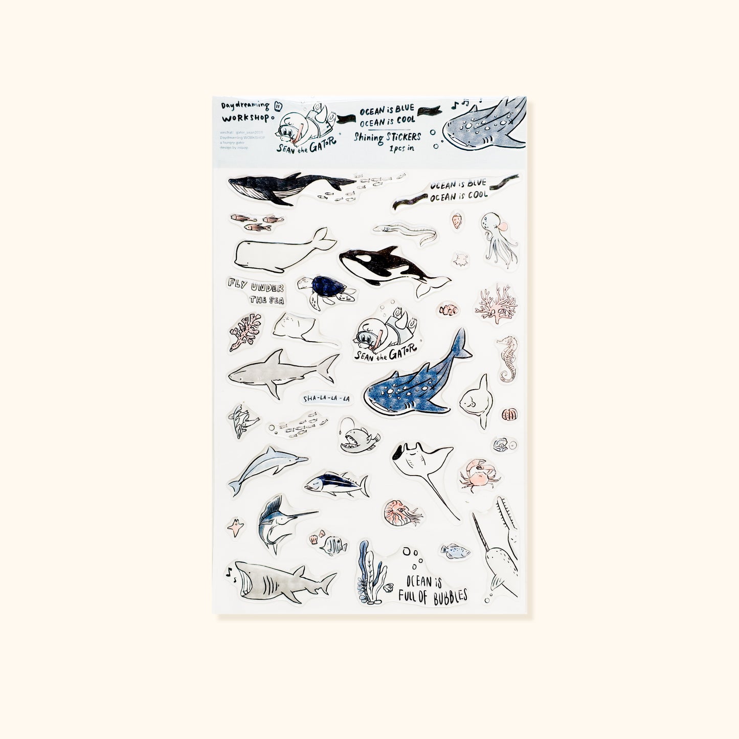 A Gator Life | OCEAN is COOL Resin Sticker